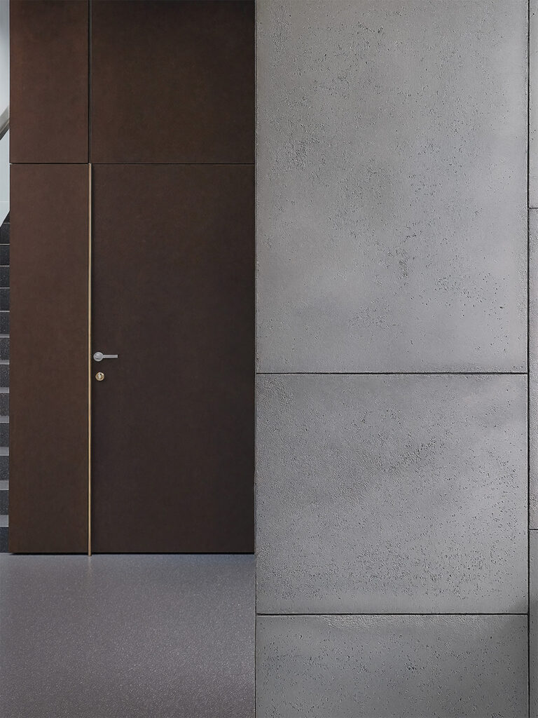 Architectural corridor mockup